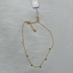 gorjana 5 disc choker (gold)